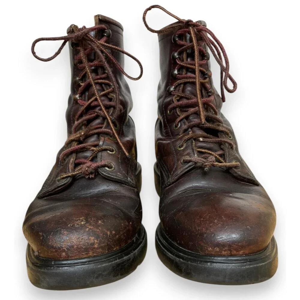Vintage Red Wing 931 Supersole Boots Mens 9.5 EE E2 Brown Leather Lace Work USA